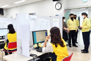 [NSP PHOTO]유문종 수원시 제2부시장, 코로나19 확산방지 현장 점검 적극 횡보