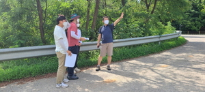 [NSP PHOTO]조성춘 김포시 경제문화국장, DMZ 평화의 길 조성 현장행정