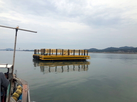 [NSP PHOTO]함평군, 해양쓰레기 제로화…선상집하장 설치 완료