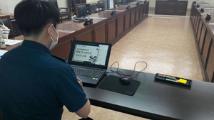 [NSP PHOTO]군포시 줌ZOOM활용한 공동주택 방범 및 소방교육 실시