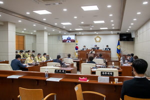 [NSP PHOTO]영덕군의회, 제279회 임시회 2021년 제3회 추가경정예산안 의결