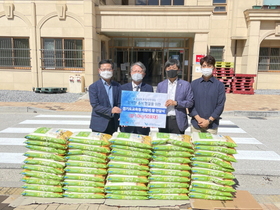 [NSP PHOTO]경기도교육청 북부청사, 추석 맞아 사랑의 위문품 전달