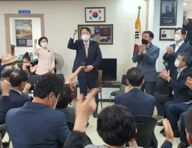 [NSP PHOTO]윤석열 국민의힘 예비후보 경주방문, 소상공인 어려움 정부 탓... 정책 제시는 여전히 실종