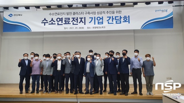 NSP통신-경상북도는 28일 포항테크노파크에서 수소연료전지 발전 클러스터 예비타당성조사의 성공적 추진을 위한 수소연료전지 기업 간담회를 개최했다. (경상북도)