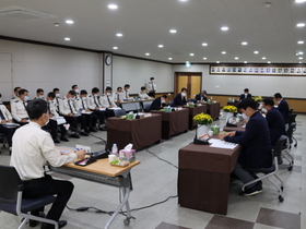 [NSP PHOTO]전라남도의회 안전건설소방위원회, 광양소방서 방문