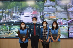 [NSP PHOTO]순천 CCTV 통합관제센터 안전지킴이 역할 톡톡