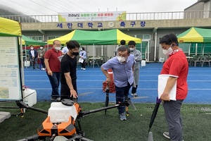 [NSP PHOTO]전남 농업용 드론 우수성 선보여…6차산업 첨병 기대