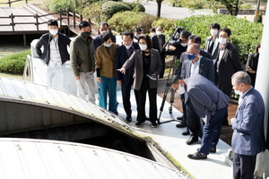 [NSP PHOTO]수원시의회 도시환경위, 공공하수처리시설 현장 점검