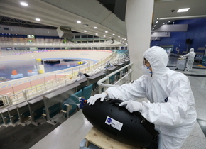 [NSP PHOTO]경륜·경정, 장기 휴장에도 세심한 방역 이어져