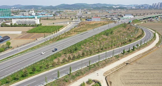 NSP통신-▲아산시가 미세먼지 차단 숲 조성사업을 추진한다. (아산시)