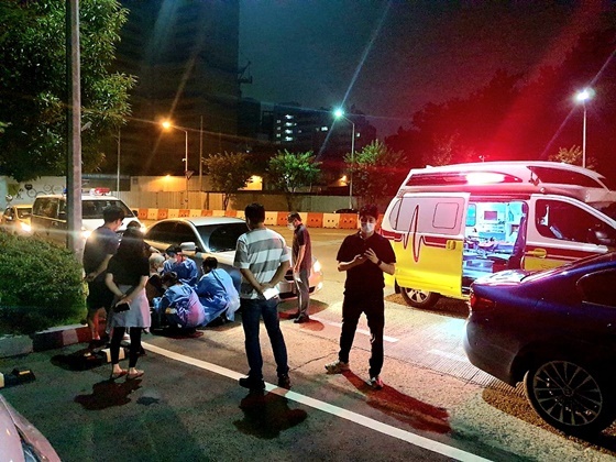 NSP통신-스마트 지킴이 통해 실종자를 조기발견한 현장사진 (양천경찰서)