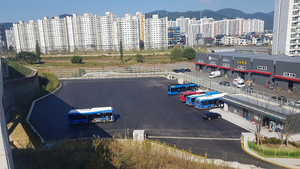 [NSP PHOTO]대구시, 연경지구 시내버스 공영차고지 완공