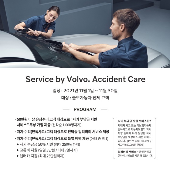 NSP통신-볼보자동차코리아 사고 안심케어(Accident Care) 캠페인 이미지 (볼보자동차코리아)