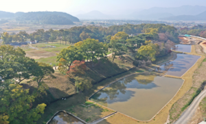 [NSP PHOTO]경주시,월성해자복원사업 마무리 공사 순항