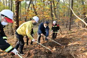 [NSP PHOTO]수원시, 가을철 산불방지 대책본부 가동