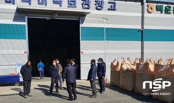 [NSP PHOTO]전춘성 진안군수, 공공비축미곡 매입현장 방문 격려