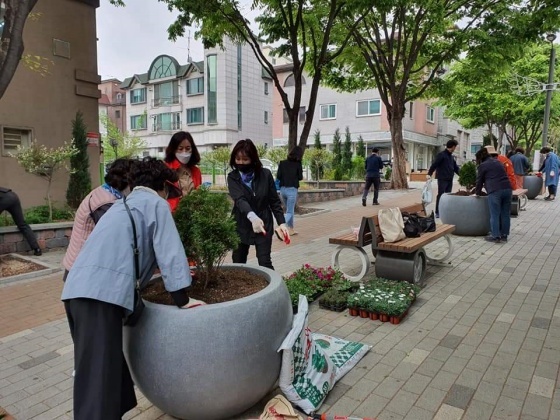 NSP통신-성남시 분당구 야탑3동 나르샤 가온길 하늘정원. (성남시)