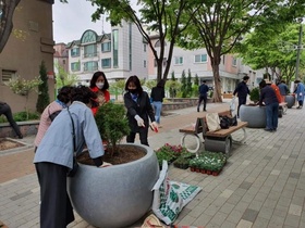 [NSP PHOTO]성남시 양지동·야탑3동, 2021 경기도 마을정원 상(賞)