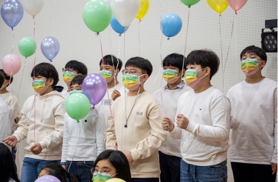 NSP통신-뮤지컬 라이프 수업에 참여한 학생들 모습. (오산시)