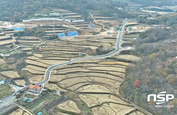 NSP통신-경주시 충효 야척마을-현곡 상구리 충현로 개통 계획도. (경주시)