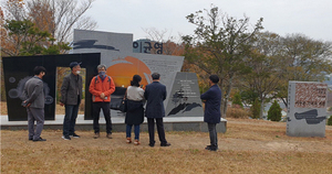 [NSP PHOTO]광양시, 이상문학상·단재학술상 수상자 이균영을 찾아가는 문학역사기행