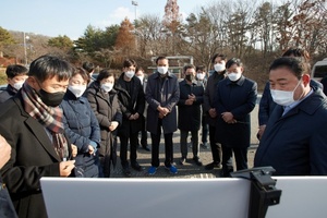 [NSP PHOTO]용인시의회 도시건설위, 행정사무감사 대비 현지 확인