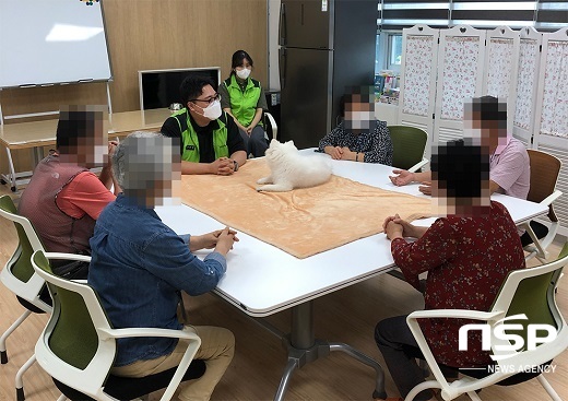 [NSP PHOTO]원광대 김옥진 교수팀, 반려견이 주는 노인 인지기능 향상 효과 규명