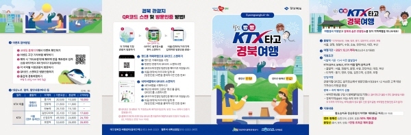 NSP통신-경상북도와 한국철도공사가 제휴해 KTX를 이용한 경북 여행객에게 파격적인 할인혜택을 제공하는 특별 이벤트를 개시했다고 밝혔다. (경상북도)