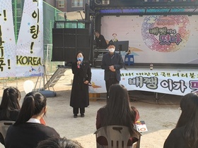 [NSP PHOTO]정윤경 경기도의원, 평촌경영高 봉사단체 사랑과봉사회 관계자 격려방문