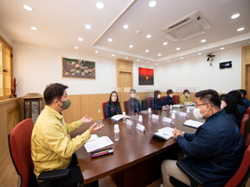 [NSP PHOTO]이희진 영덕군수, 민원담당 공무원과 소통 간담회 가져