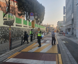 [NSP PHOTO]한국교통안전공단 경기남부본부, 안전한 통학로 만들기 캠페인 전개