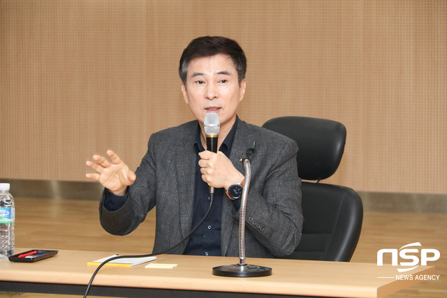-서철모 화성시장이 발언을 하고 있다. (조현철 기자)