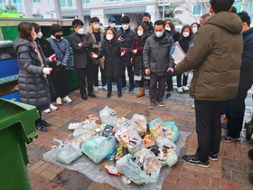 [NSP PHOTO]수원시, 6개 공동주택단지 쓰레기 배출위반 3일간 수거중단