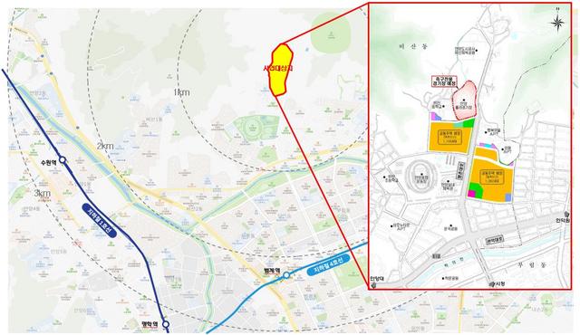 NSP통신-FC안양 축구전용구장 위치도. (안양시)