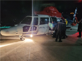 [NSP PHOTO]동해해경청, 울릉도 응급환자 헬기로 육지병원 이송