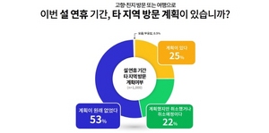 [NSP PHOTO]경기도민 75% 설 연휴 고향방문 계획 없거나 취소