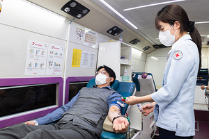 [NSP PHOTO]SK네트웍스, 헌혈 캠페인 실시