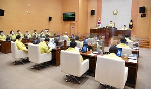[NSP PHOTO]완주군의회, 무소속 의원 4명 일괄 더불어 민주당 복당