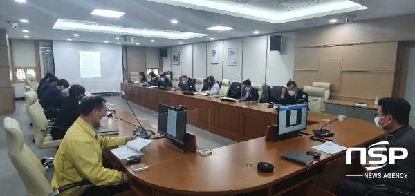 NSP통신-경상북도교육청은 코로나19 오미크론 확산에 대비해 지난 8일 교육지원청 및 직속기관 업무담당자를 대상으로 업무연속성계획 수립을 위한 긴급회의를 실시했다고 밝혔다. (경상북도교육청)