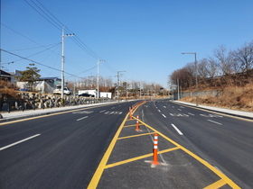 [NSP PHOTO]군포시, 국도47호선~안산시계간 도로 확장공사 완료·개통