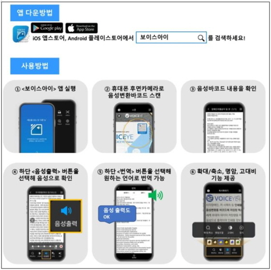 NSP통신-지방세 고지서 음성변환 번역서비스 앱 설치 안내. (성남시)