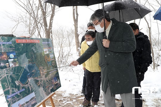 [NSP PHOTO]유진섭 정읍시장, 주요 관광 활성화 사업장 현장점검