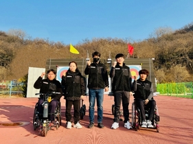 [NSP PHOTO]페퍼저축은행 장애인 양궁팀 선수 2인, 국가대표선수단 합류