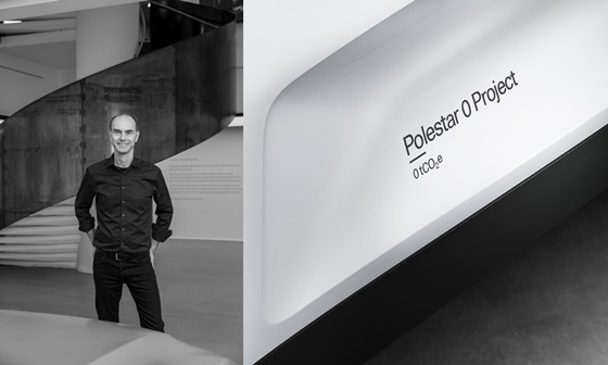 NSP통신-한스 페르손(Hans Pehrson) 폴스타 제로 프로젝트의 리더이자 폴스타 전 R&D 총괄(좌)와 폴스타 제로 프로젝트(Polestar 0 project) 이미지(우) (폴스타)
