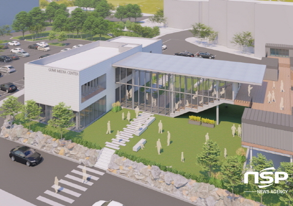 NSP통신-구미시(시장 장세용)는 오는 25일 오후 2시 장세용 구미시장, 구자근 국회의원, 김재상 구미시의회 의장과 도·시의원 등 40여 명이 참석한 가운데 디지털 시대의 미디어 영상문화를 이끌어 나갈 구미영상미디어센터의 착공식을 공사현장 부지에서 개최할 예정이다. 구미영상미디어센터 조감도 (구미시)