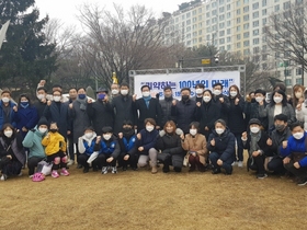 [NSP PHOTO]조명자 수원시의원, 평화 위한 확실한 선택 기호1번 이재명