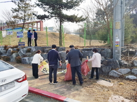 [NSP PHOTO]안동시 농수산물도매시장, 대대적인 봄맞이 환경정비 실시