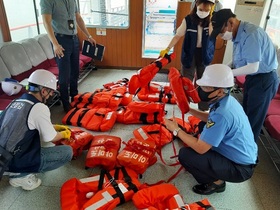 [NSP PHOTO]군산해경, 2022년 유·도선 안전관리 대책 추진