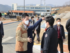 [NSP PHOTO]포항시, 동해안119특수구조단 건설현장 안전점검