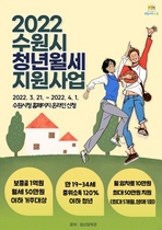 [NSP PHOTO]수원시, 미혼 청년 최대 50만원 월세비 지원